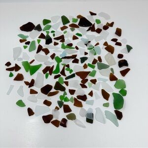 Sea Glass Lot from Florida Beaches, Jar Full